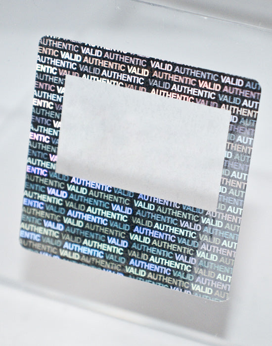 Holographic Windshield Labels 40x40mm