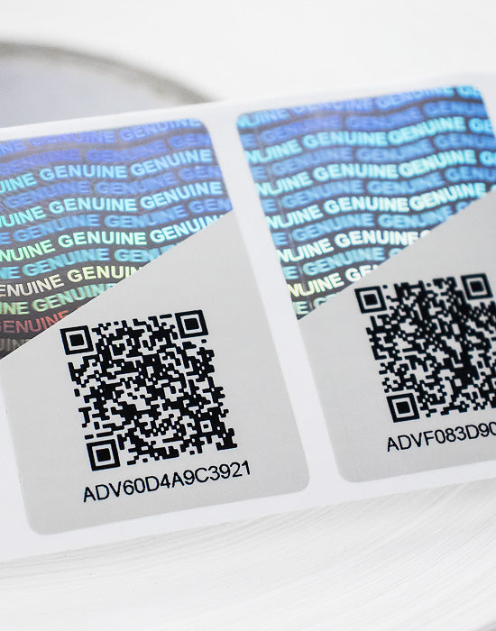 Barcode Security Labels 30x45mm – Smartlabels with Hologram